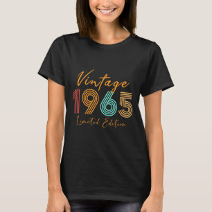 Vintage 1965 Limited Edition 60 Year Old 60th Birt T-Shirt
