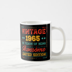 Vintage 1965 Made in 1965 60th Birthday 60 Years  Coffee Mug