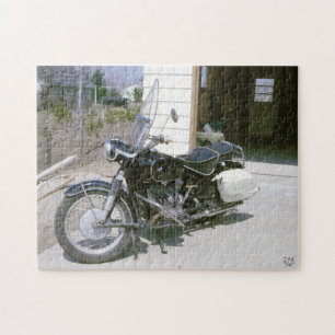 Vintage 1965 Motorcycle Jigsaw Puzzle