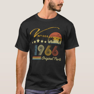 Vintage 1966 55th Birthday 55 Years Old T-Shirt