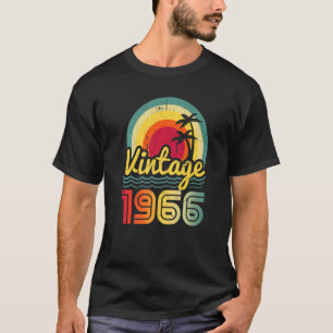 Vintage 1966 56 Years Old Men and Women 56th Birth T-Shirt