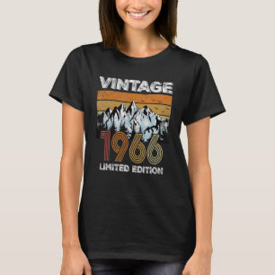 Vintage 1966 56th Birthday 56 Years Old Men Women T-Shirt