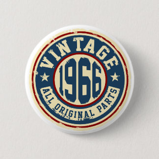 Vintage 1966 All Original Parts 6 Cm Round Badge