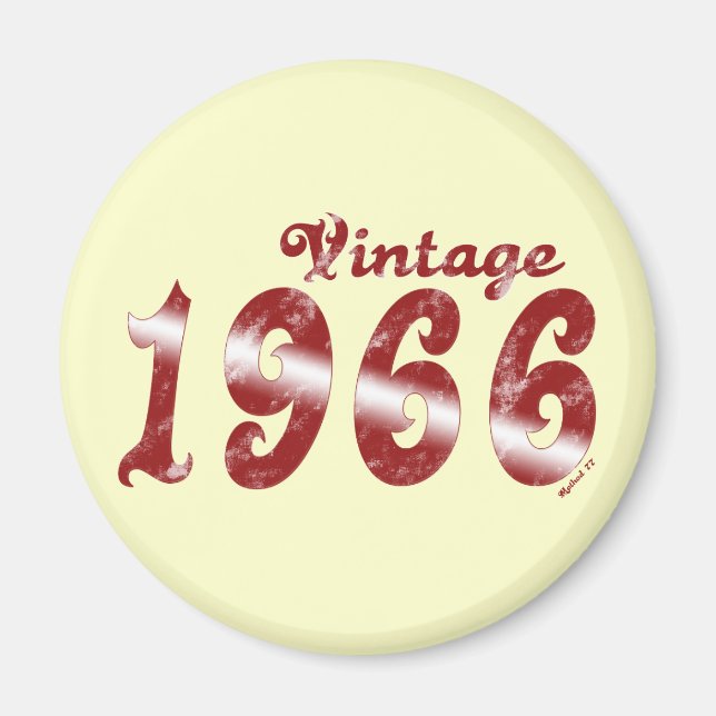 Vintage 1966 Magnet (Front)