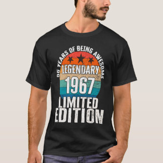 Vintage 1967 Legendary Limited Edition 56 Year Old T-Shirt