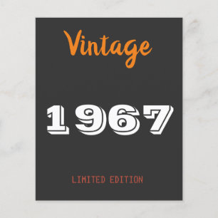 Vintage 1967 limited  edition Gift T-Shirt