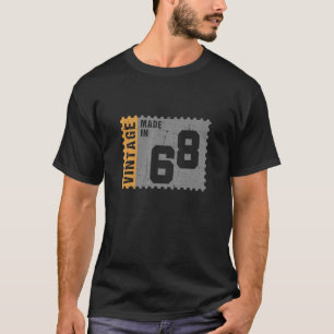 Vintage 1968 Birthday Postage Stamp Made In 1968 T-Shirt
