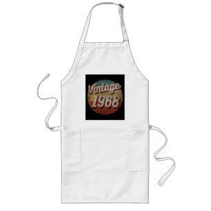 VINTAGE 1968 MEN WOMEN BIRTHDAY GIFT LONG APRON