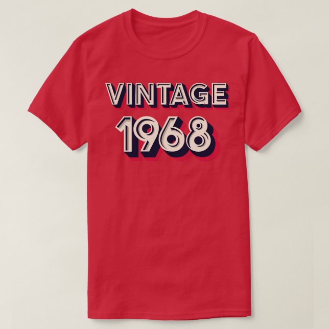 Vintage 1968 T-Shirt (Design Front)