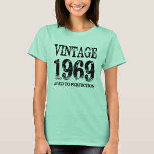 Vintage 1969 Birth Year Aged To Perfection Shirt