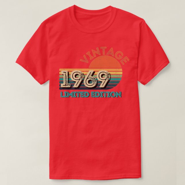 vintage 1969 limited edition2 T-Shirt (Design Front)