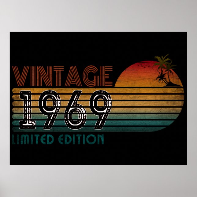 vintage 1969 limited edition  poster (Front)