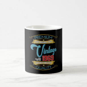 Vintage 1969 Retro Lover Funny Birthday Gift Idea Coffee Mug