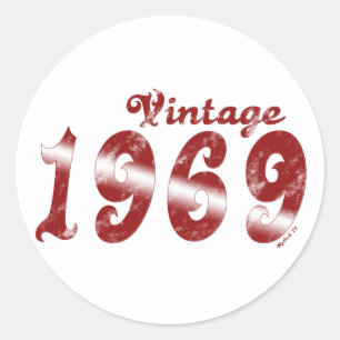 Vintage 1969 Sticker