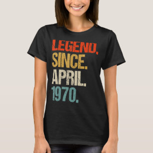 vintage 1970 53rd birthday retro 53 years old 1 T-Shirt