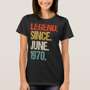 vintage 1970 53rd birthday retro 53 years old T-Shirt