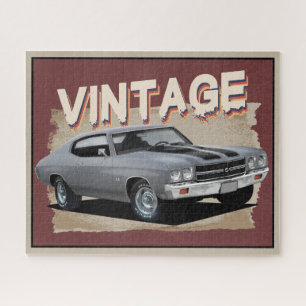 Vintage 1970 Muscle Car Jigsaw Puzzle