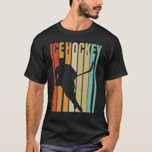 Vintage 1970's Style Ice Hockey  Retro Hockey T-Shirt