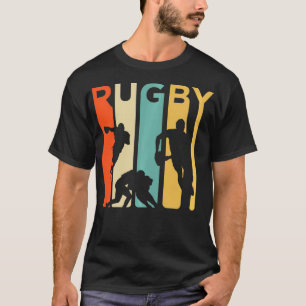 Vintage 1970's Style Rugby, Rugby Sports Gift T-Shirt