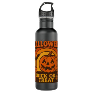 Vintage 1970s Trick or Treat Halloween 710 Ml Water Bottle