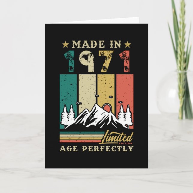 Vintage 1971 Birthday Card (Front)