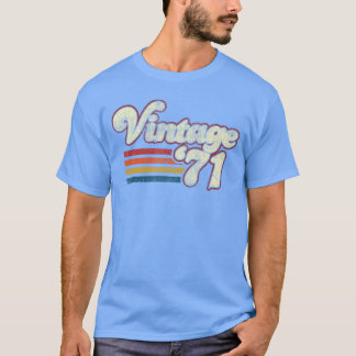 Vintage 1971 Birthday family T-Shirt