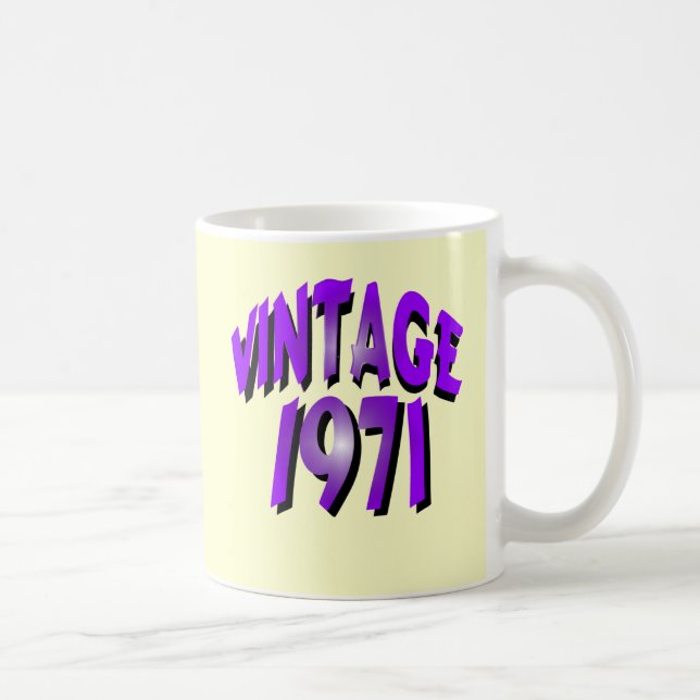 Vintage 1971 coffee mug (Right)