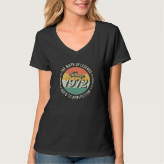 Vintage 1972, 50th Birthday The Birth Of Legends T-Shirt