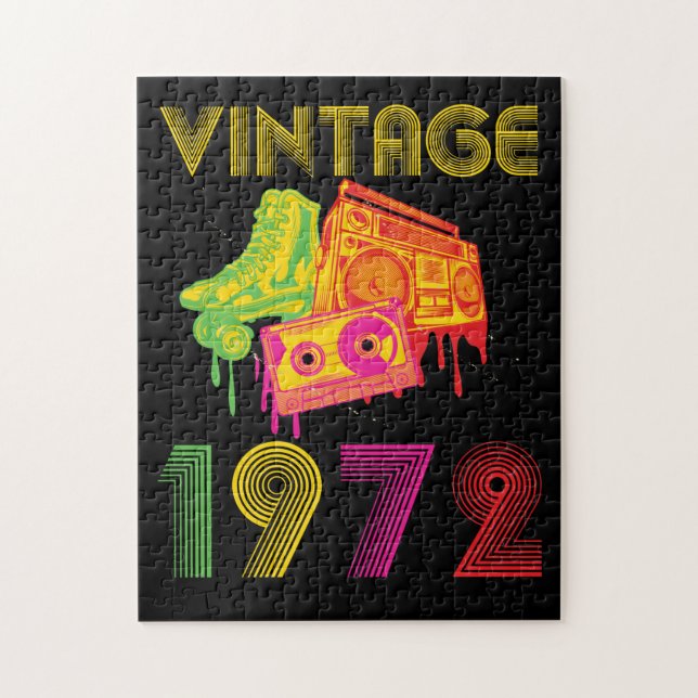 Vintage 1972 jigsaw puzzle (Vertical)