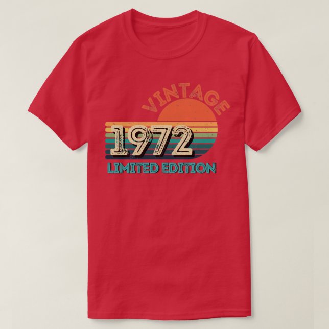 Vintage 1972 limited edition3 T-Shirt (Design Front)