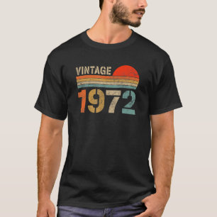 Vintage 1972 Made In 1972 50th Birthday 50 Year Ol T-Shirt