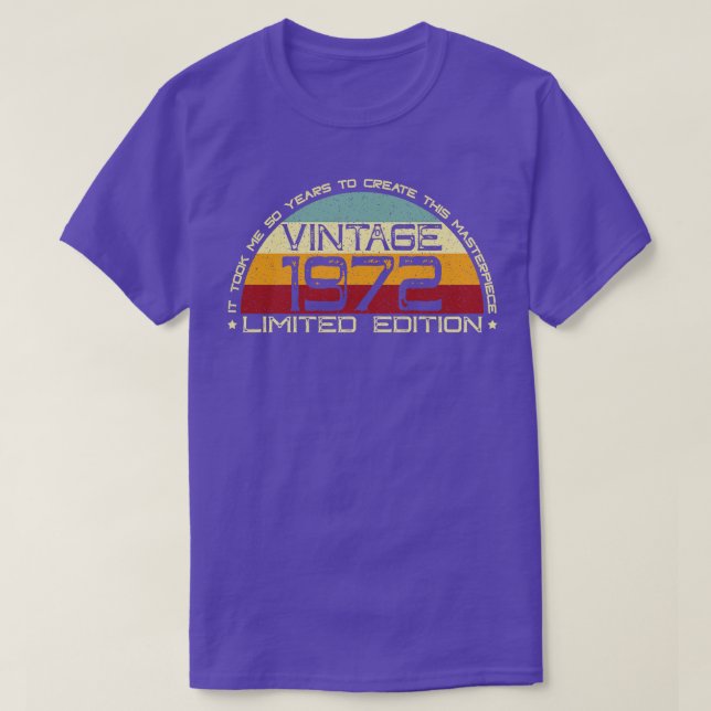 Vintage 1972 Masterpiece T-Shirt (Design Front)