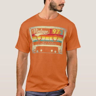 Vintage 1972 Retro 50th Birthday Gift Limited Edit T-Shirt