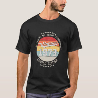 Vintage 1973 49Th Birthday Gift 49 Years Being Leg T-Shirt