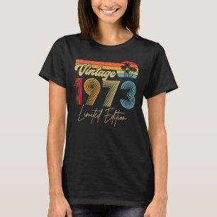 Vintage 1973 Made In 1973 50th Birthday   50 Year  T-Shirt