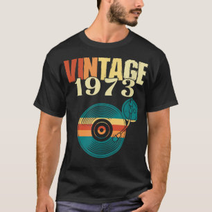 Vintage 1973 Music Record Retro Vinyl Record Colle T-Shirt
