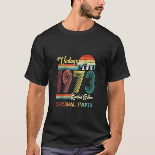 Vintage 1973  Original Parts 48th Birthday T-Shirt