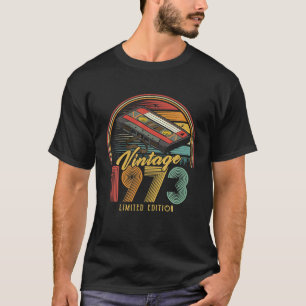 Vintage 1973 Retro Cassette 1973 53rd Birthday 53 T-Shirt