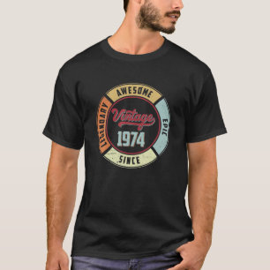 Vintage 1974 48Th Birthday Legendary Awesome Epic T-Shirt