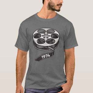 Vintage 1974 Bday 48 Year Old 48Th Friend Cinema M T-Shirt