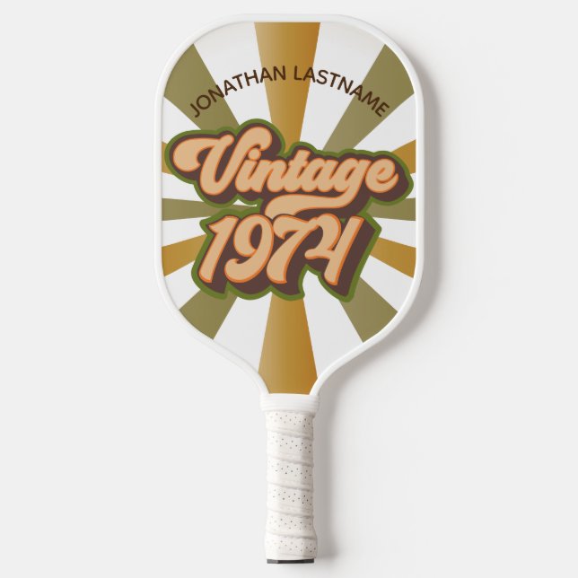 Vintage 1974 Custom Pickleball Paddle (Front)