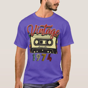 Vintage 1974 Greatest Hits Cassette Tape T-Shirt