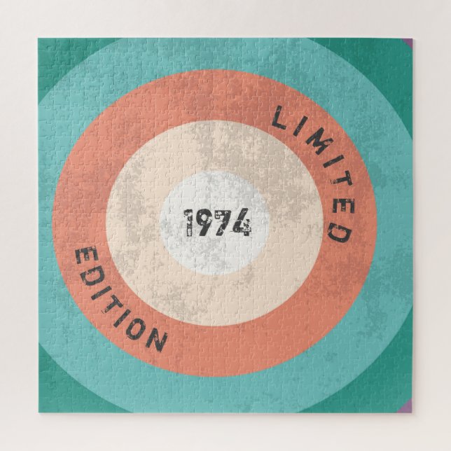 Vintage 1974 limited edition 50th Birthday  Jigsaw Puzzle (Vertical)