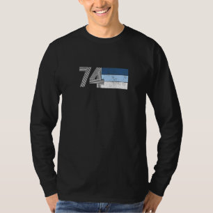 Vintage 1974 Retro Blue Edition Born In 1974 48 Ye T-Shirt