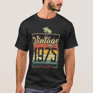 Vintage 1975 47th Birthday 47 Year Of Being Aweso T-Shirt