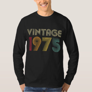 Vintage 1975 47th Birthday Retro 47 Years Old Mum T-Shirt