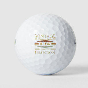Vintage 1975 50th Birthday Golf Balls