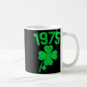 Vintage 1975 50th Birthday St. Patricks Day Shamro Coffee Mug