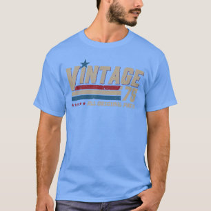 Vintage 1975 All Original Parts Birthday Men girl T-Shirt