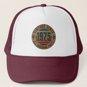 VINTAGE 1975 BIRTHDAY GIFT TRUCKER HAT